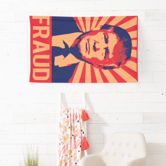 Fraud Donald Trump - Spandoek (Insitu)