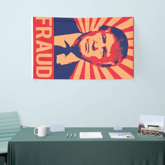 Fraud Donald Trump - Spandoek (Beurs)