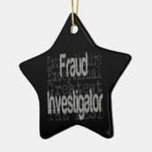 Fraud Investigation Extraordinaire Keramisch Ornament (Links)