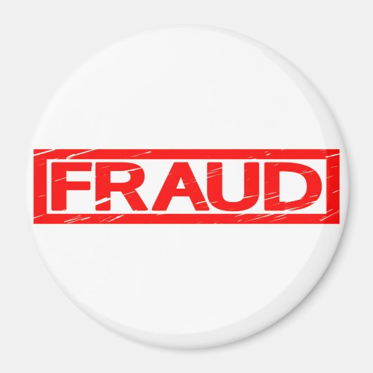 Fraud Stamp Magneet (Voorkant)