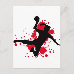 Frauenhandballbord Briefkaart