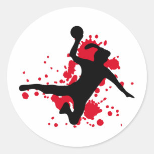 Frauenhandballbord Ronde Sticker