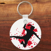 Frauenhandballbord Sleutelhanger (Voorkant)