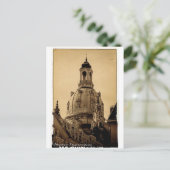 Frauenkirche Dresden - Vintage Briefkaart (Staand voorkant)