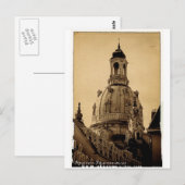 Frauenkirche Dresden - Vintage Briefkaart (Voorkant / Achterkant)