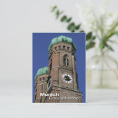 Frauenkirche in München, Beieren Briefkaart (Staand voorkant)