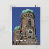 Frauenkirche in München, Beieren Briefkaart (Voorkant / Achterkant)