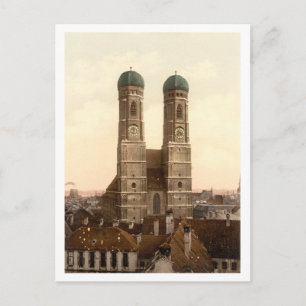 Frauenkirche, München, Beieren, Duitsland Briefkaart