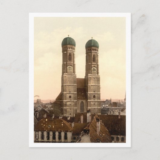 Frauenkirche, München, Beieren, Duitsland Briefkaart (Voorkant)
