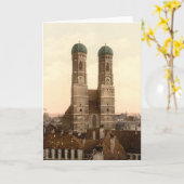 Frauenkirche, München, Beieren, Duitsland Kaart (Gele Bloem)