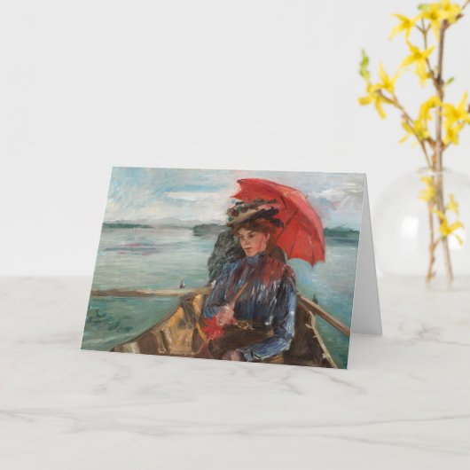 Fräulein Heck | Lovis Corinth Kaart (Gele Bloem)