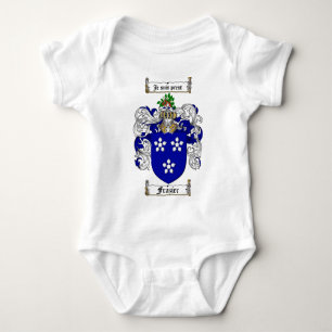 FRAZIER FAMILY CREST - FRAZIER COAT WAPENS ROMPER