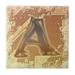 FRAZZLE MONOGRAM A TEGELTJE