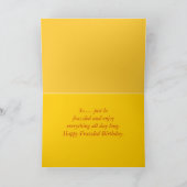 Frazzled Birthday-aanpassen Kaart (Binnen)