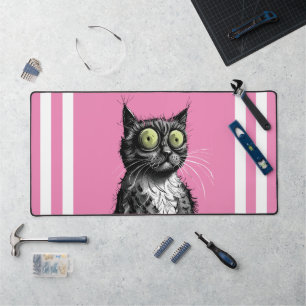 Frazzled Cat Desk Mat