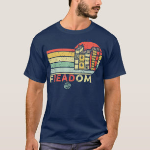 Freadom ik lees verboden boeken  Funny Bookworm T-shirt
