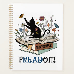 FREADOM - Katten & Boeken - ik las verboden boeken Planner