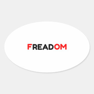 FREADOM LEZEN OVALE STICKER