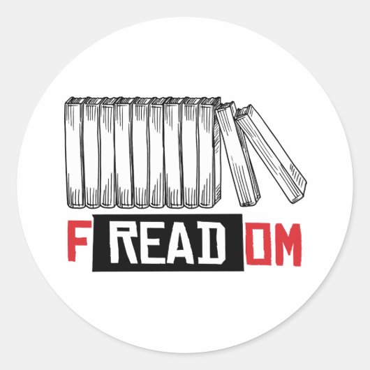 FREADOM RONDE STICKER (Voorkant)
