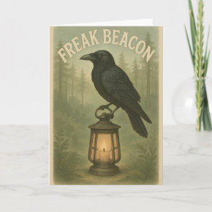 Freak Beacon Raven Groeten Kaart