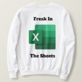 Freak Dans Les Feuilles Sweatshirt De Base (Design dos)