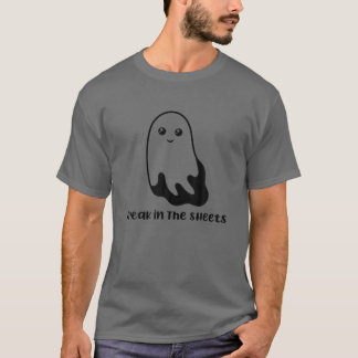 FREAK IN DE SHEETS Funny Ghost Costume Halloween T-shirt