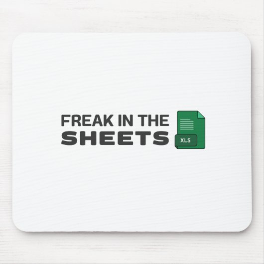 Freak in de sheets muismat (Voorkant)