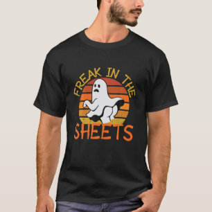 Freak in de vellen Funny Halloween Boo Ghost Vint T-shirt