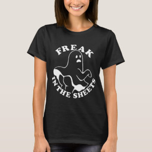 Freak in de vellen Funny Halloween Ghost Spirit T-shirt