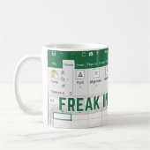 Freak in de vellen Mok, Excel koffie Mok (Links)