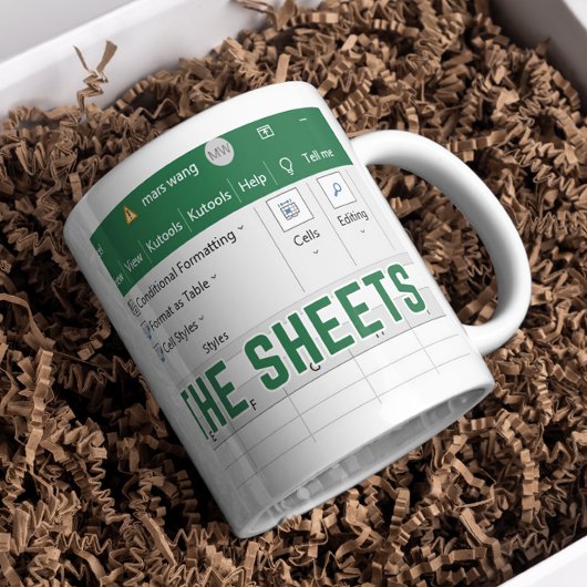 Freak in de vellen Mok, Excel koffie Mok