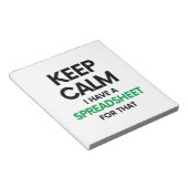 Freak in de vellen - Spreadsheets in Microsoft Exc Notitieblok (Schuin)