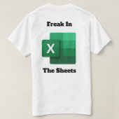 Freak in de vellen T-shirt (Design achterkant)