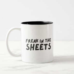Freak in de vellen Two-Tone koffiekoffie-mok Tweekleurige Koffiemok