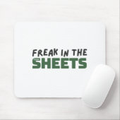 Freak in muisblok met spreadsheets muismat (Met muis)