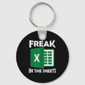 Freak In The Sheets, Accountant Funny Spreadsheet  Sleutelhanger (Voorkant)