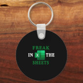 Freak In The Sheets, Accountant Funny Spreadsheet Sleutelhanger (Voorkant)
