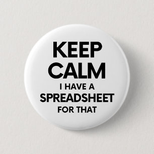 Freak in vellen - Spreadsheets Microsoft Excel Ronde Button 5,7 Cm