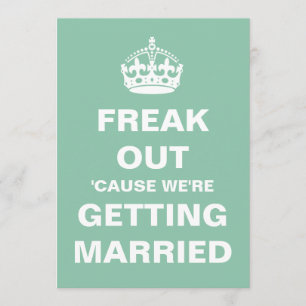 Freak nous se marient en épousant des invitations