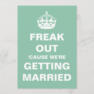 Freak nous se marient en épousant des invitations