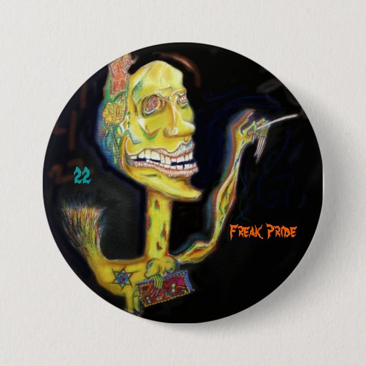 Freak Pride Pin Ronde Button 7,6 Cm (Voorkant)