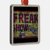 Freak Show  banner Metalen Ornament (Rechts)