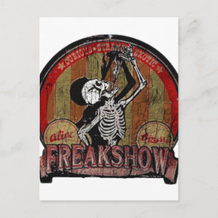 Freak Show Briefkaart
