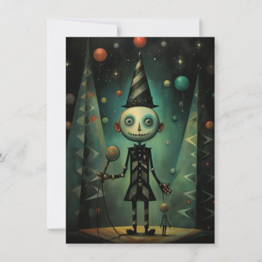 Freak Show Christmas Cards Feestdagenkaart (Voorkant)