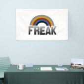 Freak trots spandoek (Beurs)