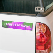 Freak Vlag Bumpersticker (Op Truck)