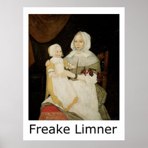 Freake Limner Elizabeth Freake en Baby Mary Poster