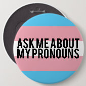 Freakin' Enormous Pronouns Button (Voorkant /achterkant)