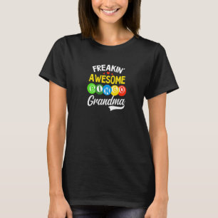 Freakin Geweldige Bingo Grandma Bingo Queen T-shirt