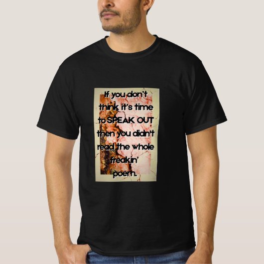Freakin Poem T T-Shirt (Devant)